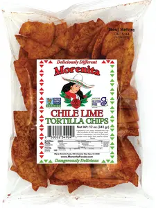Morenita Chile Lime Tortilla Chips 12 Oz