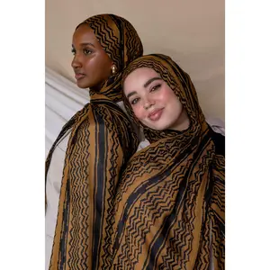 VELA Hatta Qahwah Print Modal Hijab