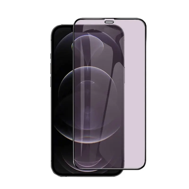 SafeSleeve Tempered Glass Screen Protector Compatible with iPhone 14 Series (14, 14 Plus, 14 Pro, 14 Pro Max) Blue Light Blocking, Scratch & Shatter Proof, Case Friendly | SafeSleeve