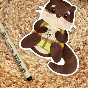 Crescent City Postal Service Otter Sticker | Sarah J Maas Stickers
