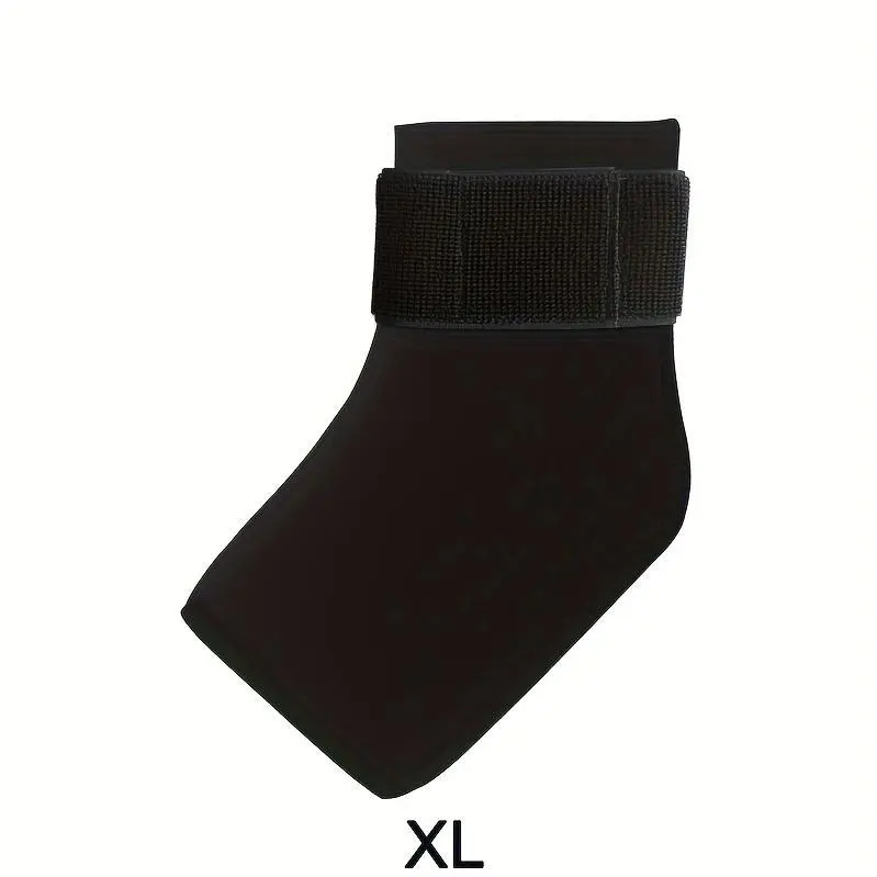 1pc Adjustable Strap Ankle Ice Wrap - Reusable Gel Hot Cold Pack for Ankle, Ft & Heel - Firm Fit, L-XL Size, 3 Color Options (Health & Medical Brace Support)