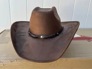 Men's Brown Cowboy Hat: Western Rodeo Texana Vaquera