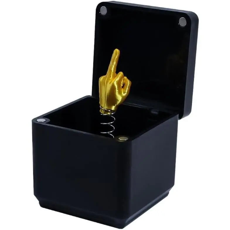1-Piece Creative Finger Gesture Gift Box, Funny Gag Item for Friends, Novelty Pranking Products (Toys & Hobbies, Classic & Novelty Toys Category)