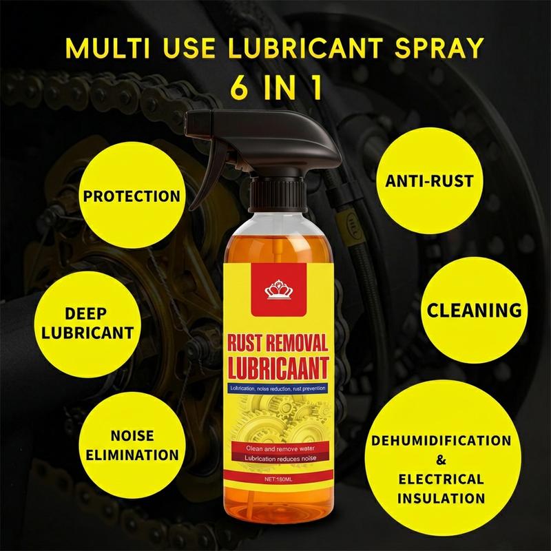 Car Nano Active Foam 3-in-1 Rust Remover | Fast-Acting Rust Removal No Scrub | 1-Step Clean Lubricate Protect | Long-Lasting Anti-Corrosion Shield | For Cars, Motorcycles & Bicycles