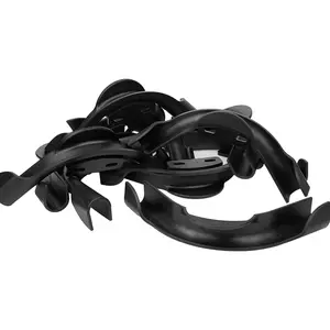 (Pack of 5)  3/4-inch Plastic Polymer PEX Pipe 90- Bend Support with Mounting Plate (3/4 inch), (PPSU1807024)