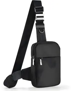 Mini Sling Bag for Men Women Small Crossbody Backpack Shoulder Bags with RFID & Waterproof for Hiking Trave Running