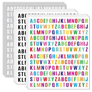 3/9 Sheets 26 Alphabet A-Z Planner Stickers Waterproof Colorful Creative DIY PVC Letter Sticker For Kids Cup Laptop DIY Scrapbook