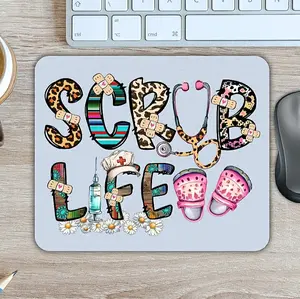 Nurse Mouse pad - Scrub life, Nurse life, Nurse Mom and various designs