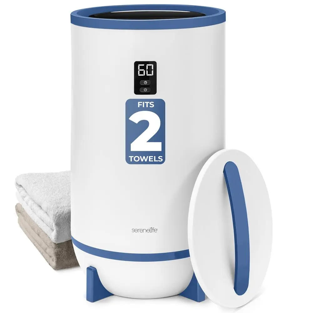 Towel & Blanket Warmer | Quick Heat Electric Warmer Bucket with Auto Shut-Off, One-Touch Control & 2 Towel Capacity - Portable Spa, Home, Bathroom Essentials