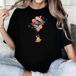 Astronaut Planets Shirt: Space Birthday Gift