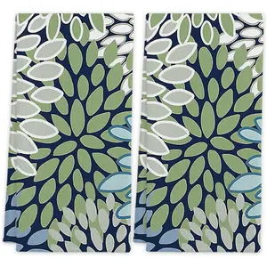 Light Blue Olive Green Dahlia Floral Cottagecore Kitchen Towels  Towels,16x24 Inches  Modern Dish Towels Dishcloths,Dish Cloth Flour Sack Hand Towel for  Kitchen Bathroom Decor