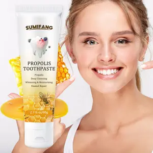 Propolis Toothpaste for Deep Cleaning, Whitening, Moisturizing, Enamel Repair, Natural Oral Care, Effective Teeth Protection