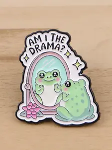 Frog Brooch Pin for Backpacks Bags Cool Decoration Enamel Badge Lapel Pin Perfect Gift Idea, Stylish Accessory for Fashion Lovers