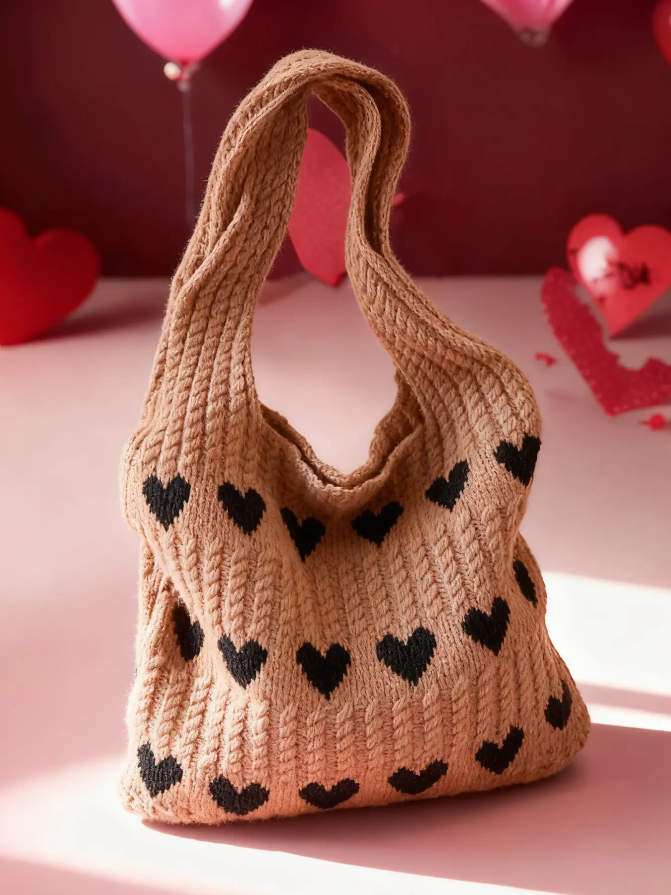 Niche design knit design is fashionable, simple and versatile, personality  lazy  shoulder  hand-woven, gentle, sweet and versatile,  suitable for students commuting, shopping and so on, Boho Style Crossbody
