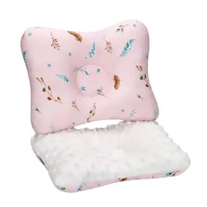 Toddler Pillow Double Sided Breathable & Minky Dot Kids Pillow Cute Small Pillow Machine Washable