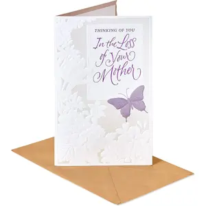 American Greetings Sympathy Card for Loss Mother (Thinking You)
