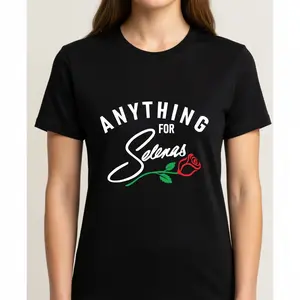Selena Quintanilla Vintage Inspired Graphic Tee, Ideal Golf Gift for Latin Culture & Music Fans, Comfortable Unisex Fit, All‑Season Wear