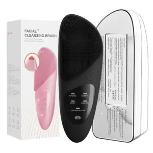 Electric Facial Cleansing Brush, Waterproof Facial Massager, USB Rechargeable Facial Skin Care Tool for Women & Men