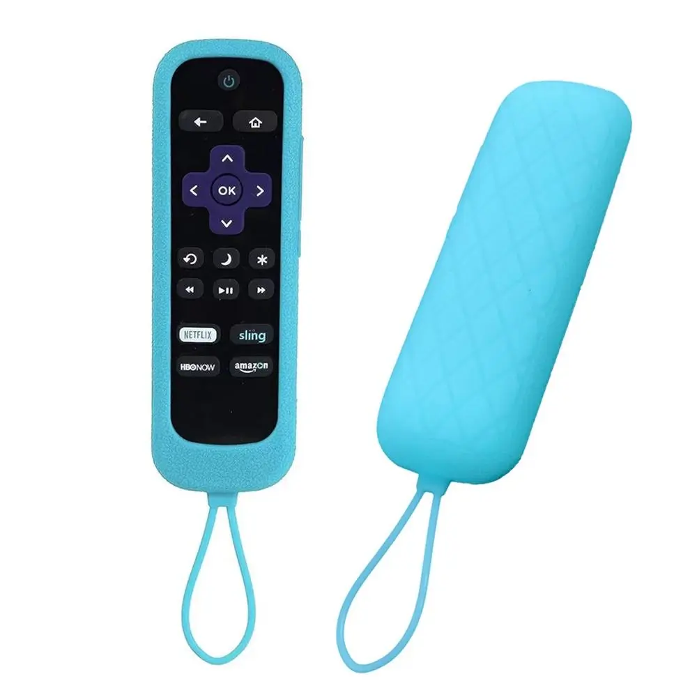 Glow in The Dark Remote Cover Case for TCL Roku RC280 RC282 TV Remote Anti Slip Silicone Protective Cover Dustproof Design Protective Elastic Cover Protector Cover