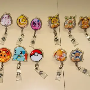 Poké assorted alligator badge reel
