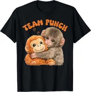 Baby Monkey Team Punch Men Women Kids T-Shirt