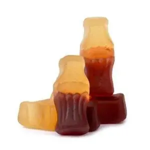 Gummy Cola Flavor Bottles Candy & Sour Classic Cola Flavor 2" Bottle Gummies
