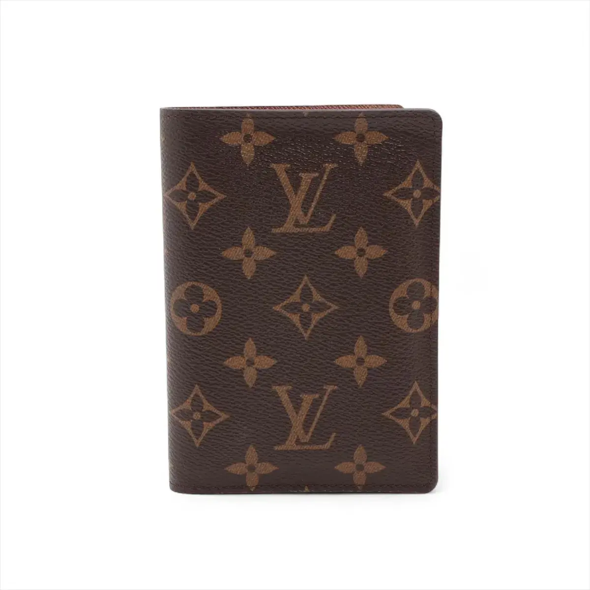 Pre-owned Louis Vuitton canvas Small Leather Goods $400 Monogram Passport Cover
