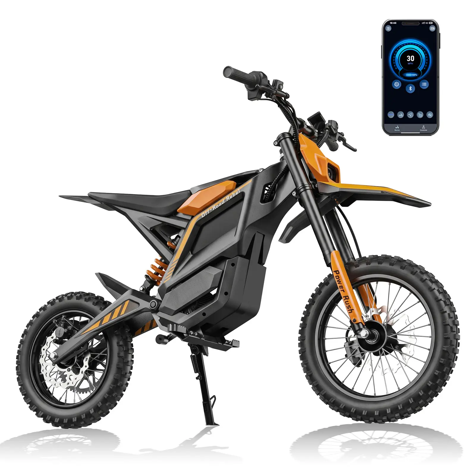 Electric Dirt Bike for Adult, 2000 Motor 48V/22.5Ah Battery Up To 15/25/35mphMPH 35-45Miles Electric Motorcycle,NFC Electric Bike Full Suspension Moped E-Bike kugoowish 02 pro