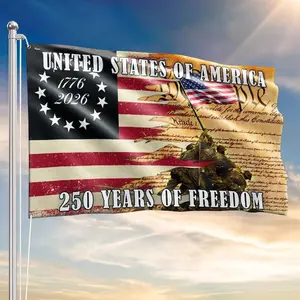 If You’re Proud to Be American  This 250 Years Freedom Eagle Flag Is a Must Have