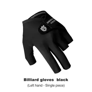 Uniform size billiard gloves, snooker billiard open finger touch screen, breathable, wear-resistant, comfortable, anti-slip and lightweight gloves