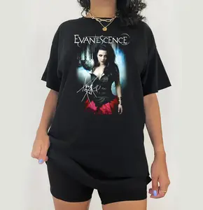 Evanescence Shirt – Bring Me To Life Rock Band Tee