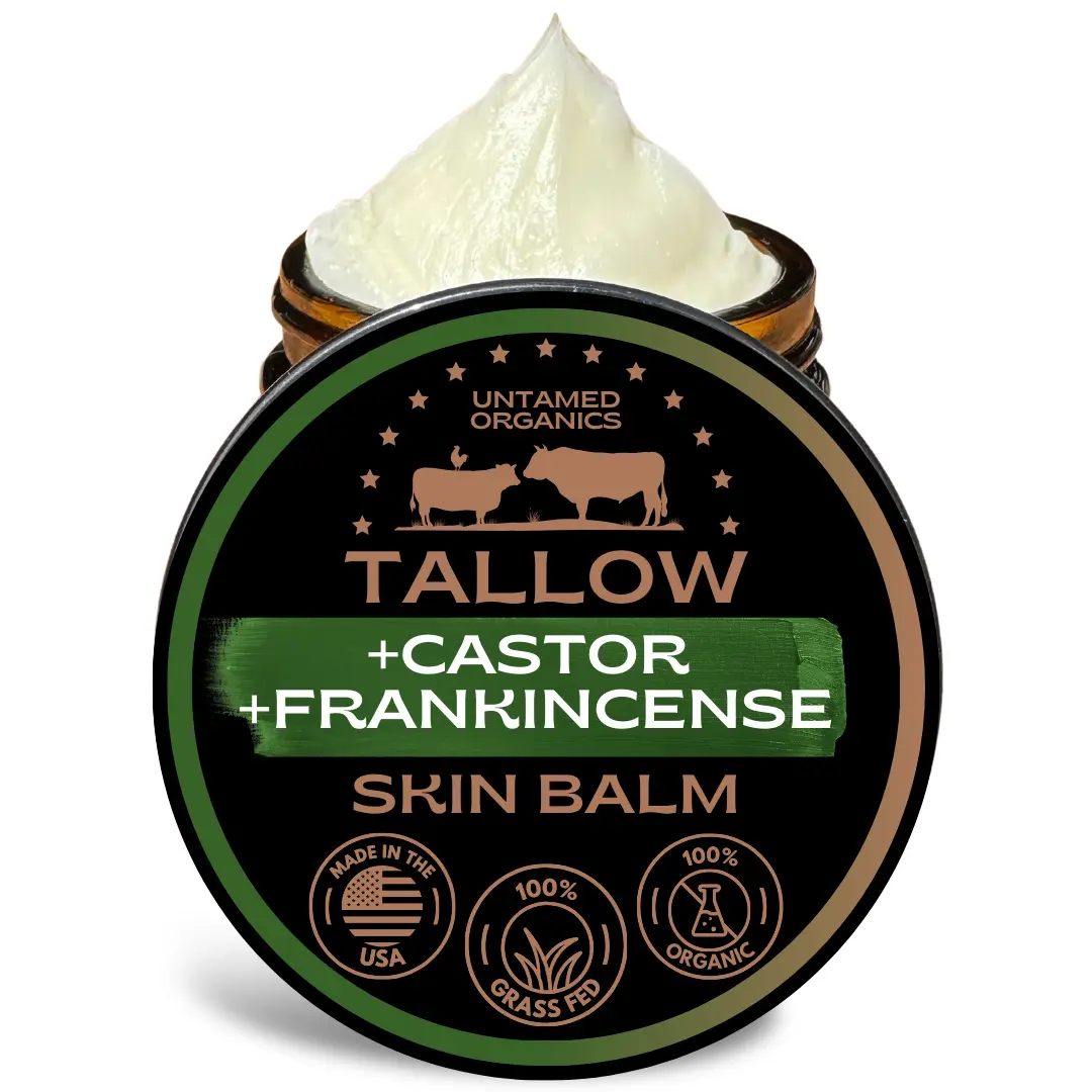 Tallow, Castor, & Frankincense Skin Balm