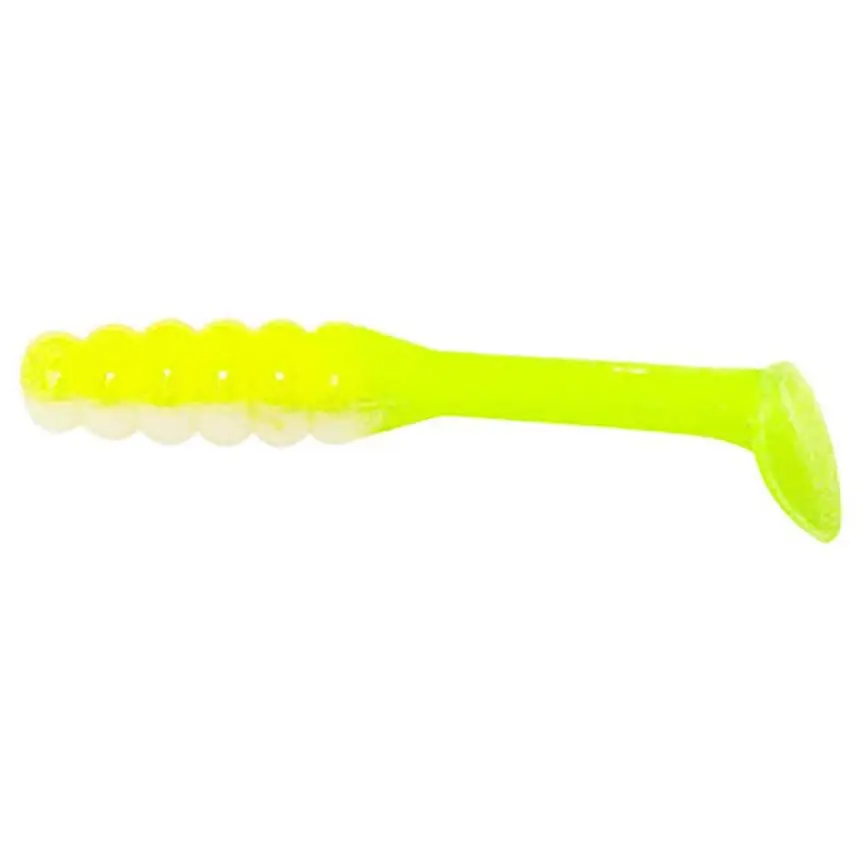 Mr. Crappie Slabalicious Soft Plastic Paddle Tail Grub - 15 pack