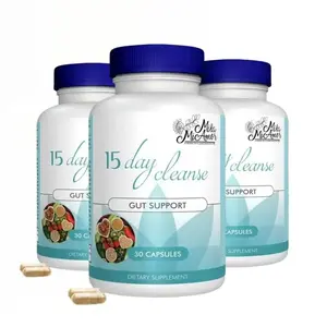 Mila McAnner 15 Day Cleanse - Gut and Colon Support | Caffeine Free | Advanced Formula with Senna, Cascara Sagrada, & Psyllium Husk | Non-GMO | 30 capsules