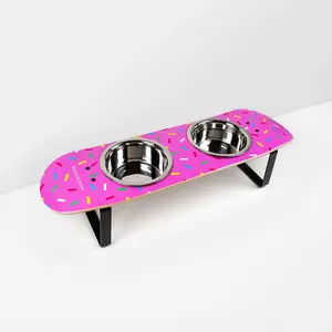 Donut Skateboard Dog Bowl (Medium)