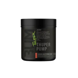 BUM Thuper Pump Stim-Free Pre Workout Powder – Nitric Oxide Booster for Massive Muscle Pump, Focus & Blood Flow – Caffeine-Free Pump Supplement – 30 Servings