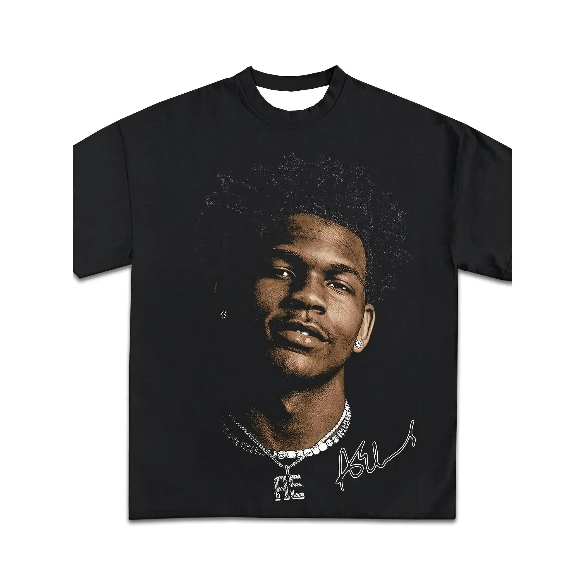 Edward Shirt Anthony Graphic T-Shirt Series Retro Basketball Hip-Hop Style Y2K Streetwear Unisex, Casual Clothing, Vintage Design, Music Lovers, Streetwear Fashion, Comfortable Fit, Unisex T-Shirt, Street Style Enthusiasts, Plus Size, Basketball Vintage,