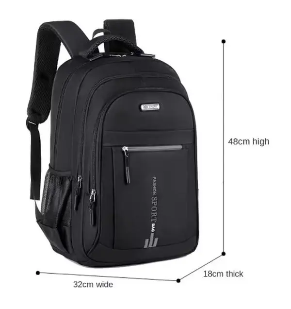 Men's Backpack Oxford Waterproof Backpack Business Computer Bag Leisure Travel Backpack High School Student Backpack Laptop Purse Laptop Shoulder Handbag Laptop Sleeve Laptop Casing