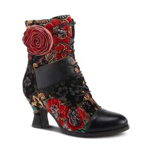 L'Artiste by Spring Step Leather Dress Boots -Roselia