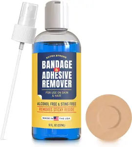 Berkland Sting-Free Adhesive Remover - Gentle & Pain-Free Bandage & Strong Adhesive Remover