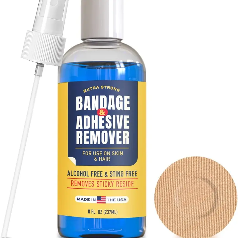 Berkland Sting-Free Adhesive Remover - Gentle & Pain-Free Bandage & Strong Adhesive Remover