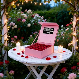 Gift Box With Voice Photo Video Mother's Day and Valentine's Day Elegant Gift Set for Women