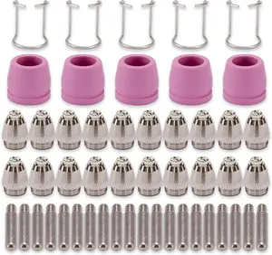SG-55 AG-60 WSD-60 Plasma Cutter Cutting Torch Tip Nozzles Consumables Kit, .045'' 50PCS (AG60)
