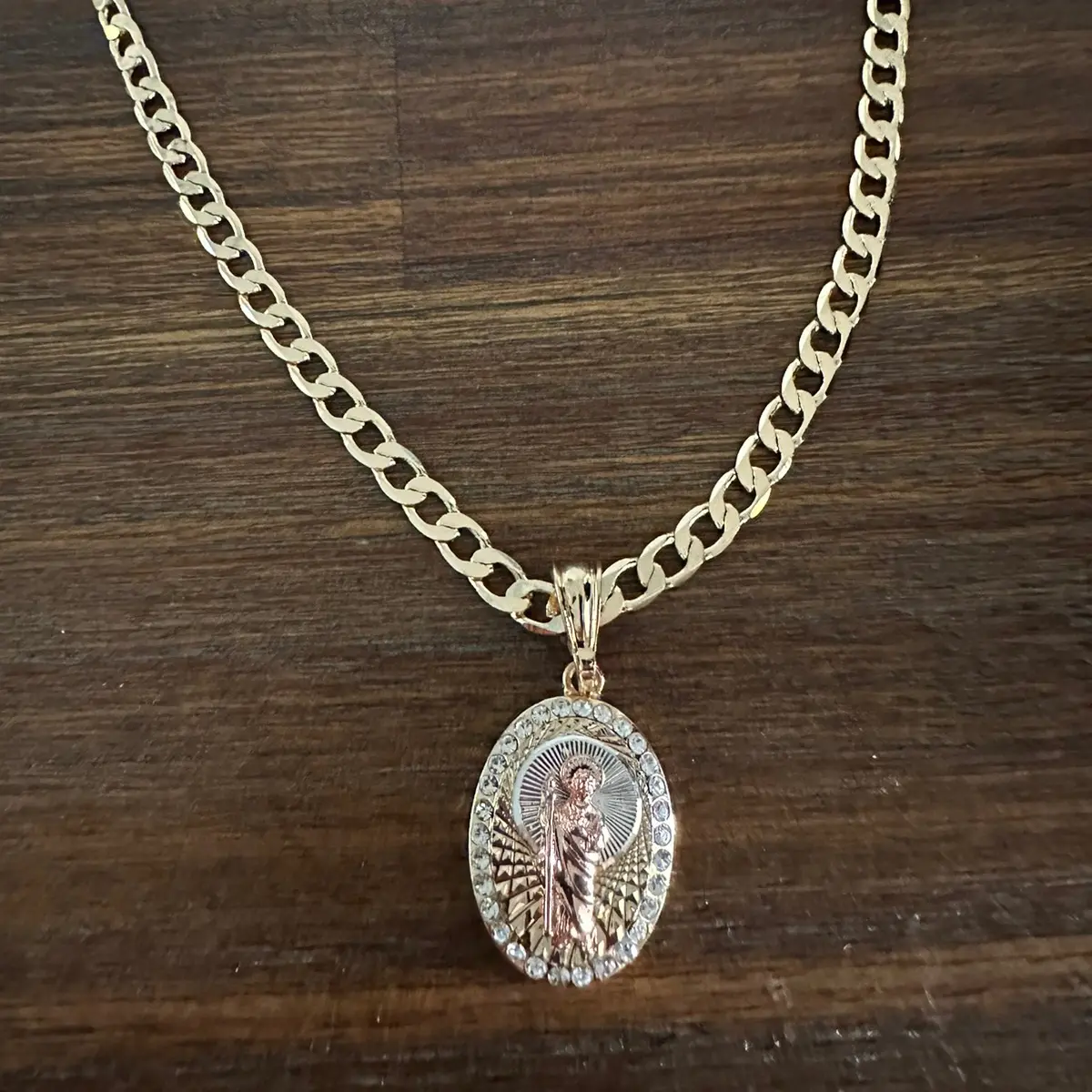 San Judas Tadeo Necklace CADENITA FE GIFT