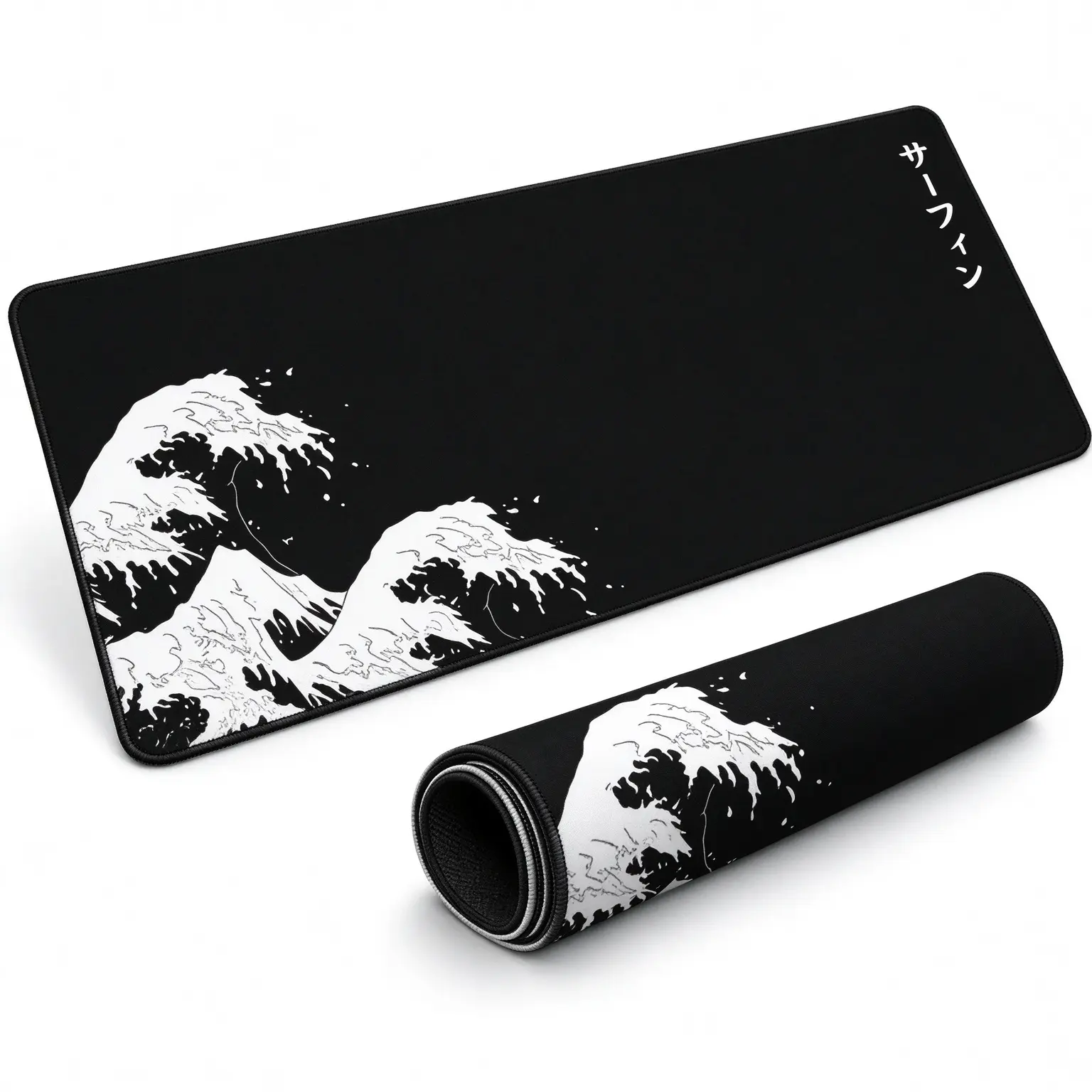 Wave Pattern Large Gaming Mouse Pad,XL Mouse mat,Smooth surface,Anti-slip rubber base,For keyboard and mouse,For home and office use