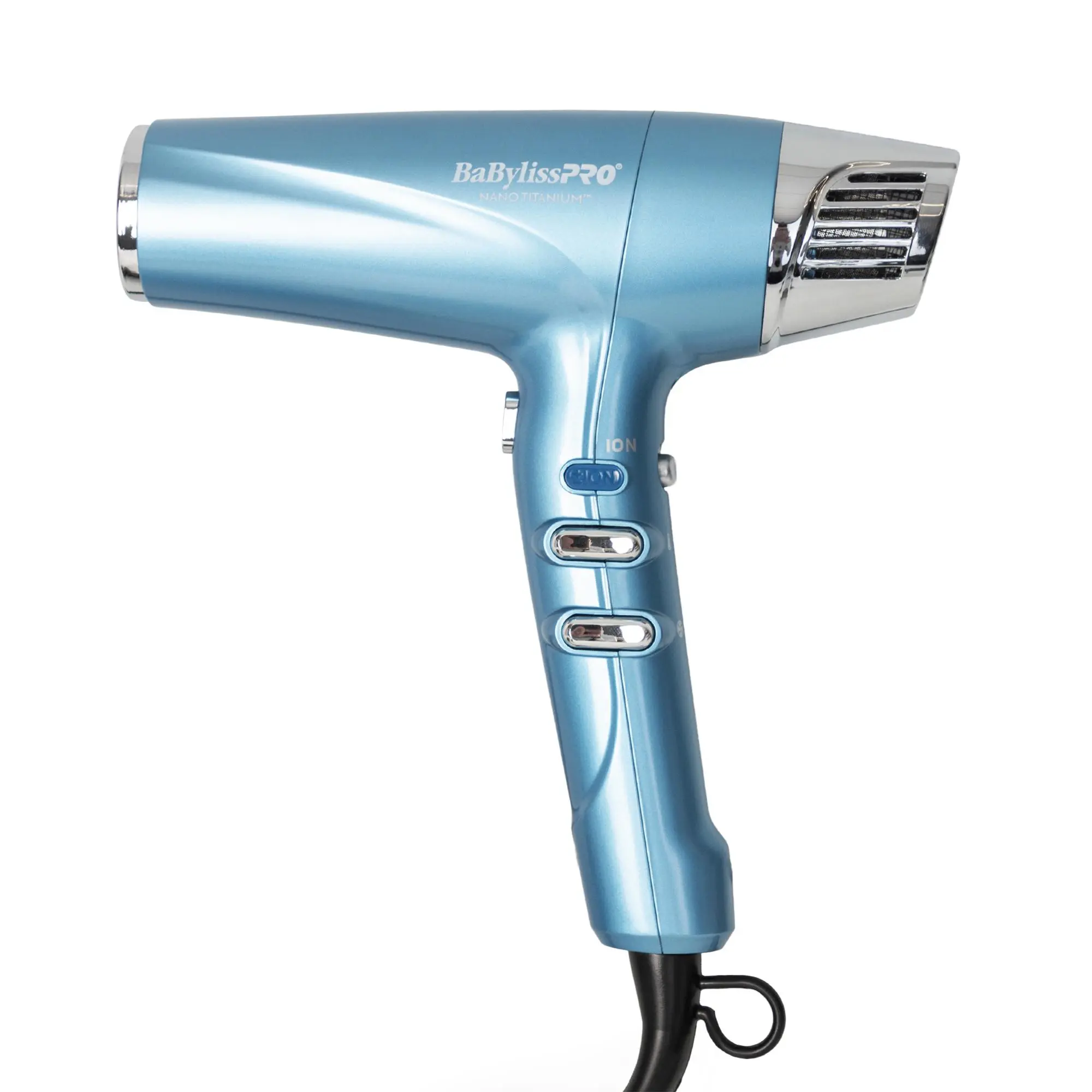 BaByliss Pro Nano Titanium High-Speed Dual Ionic Hair Dryer BNT9100 (Blue)