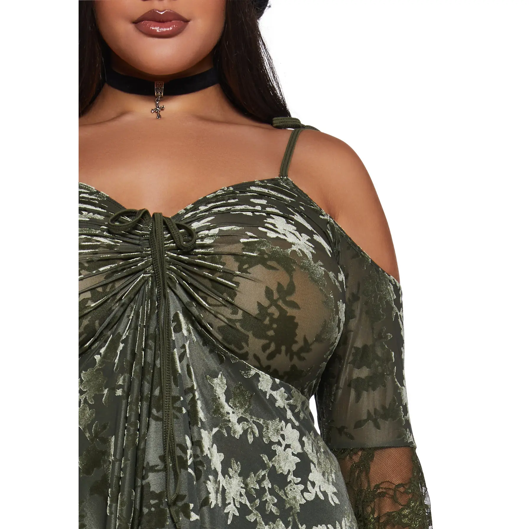 F is For Fairies Handkerchief Dress - Green Velvet Lace - TikTok Shop F is For Fairies Handkerchief Dress - Green Velvet Lace - TikTok Shop