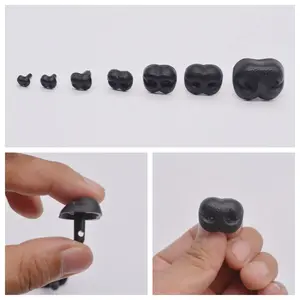 Square Doll Nose Accessory, DIY Handmade Plush Toy Plastic Nose, Realistic Animal Nose for Crafts and Decorations