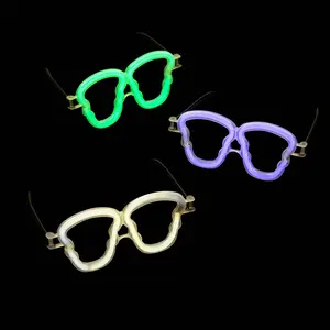 Kids Skull-Shaped Glow Glasses - 12 Pc.