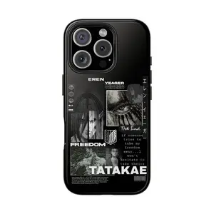 Attack On Titan Eren Yeager Phone Case, Anime Cover